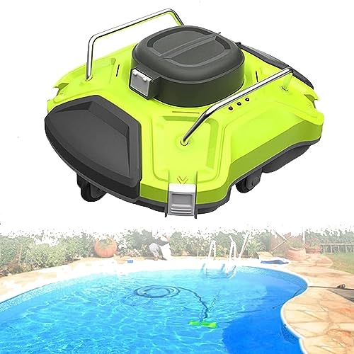 Raygenius Aspirador Automático De Piscinas, Robot Limpiafondos Automático Con 120 Minutos De Funcionamiento, Batería Recargable Para Piscinas Elevadas Raygenius Aspirador Automático De Piscinas, Robot Limpiafondos Automático Con 120 Minutos De Funcionamiento, Batería Recargable Para Piscinas Elevadas