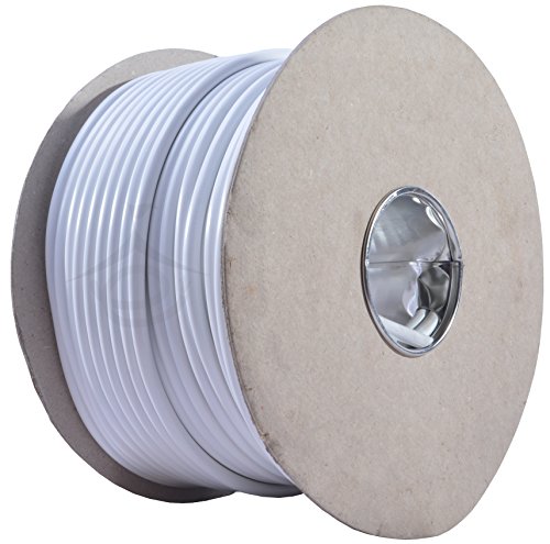 20m 3183Y 15 AMP Electrical Cable White Round Mains Wire Flex 1.5mm 240V 3 Core