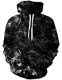 Cálido y útil: estas sudaderas con capucha novedosas son de manga larga, el diseño de una pieza es a prueba de viento y mantiene el cuerpo cálido, los bolsillos grandes y prácticos pueden llevar muchas cosas, el diseño con cordón hace que su sombrero sea firme