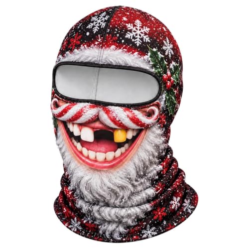 Christmas Masks for Adults 3D Printed Realistic Balaclava Ski Mask for Men - image 1