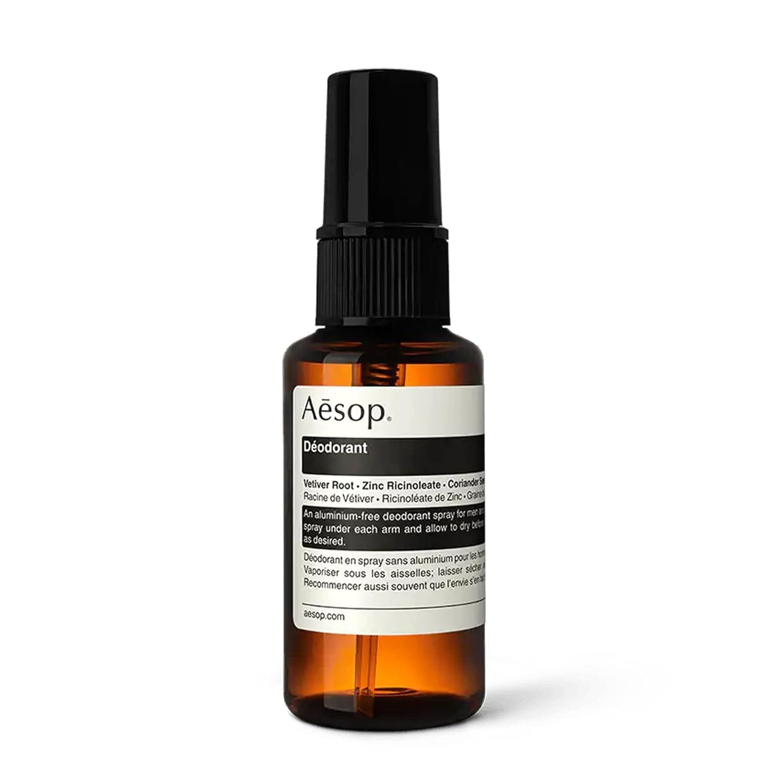 Aesop Deodorant Spray | Alcohol & Aluminum Free | Reduce and Mask Unpleasant Odors | Woody, Herbaceous, Earthy | 1.7 oz