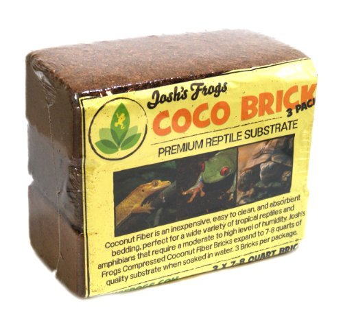 Josh's Frogs Compressed Coconut Fiber Substrate for Reptiles