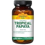 Country Life Chewable Papaya Tabs 500 tabs