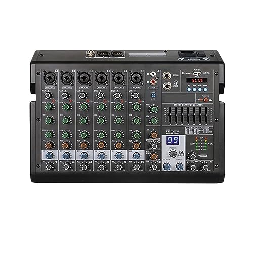 Mezclador de Audio USB profesional de 4, 6 y 8 canales con for Livestream Studio Micro Record DJ...