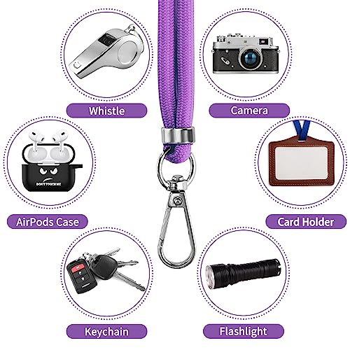 Cell Phone Lanyard 2 Pcs-1 Pcs 30"(Neck Strap×1)+8"(Wrist Strap×1) Black - Photo 77 sur 115