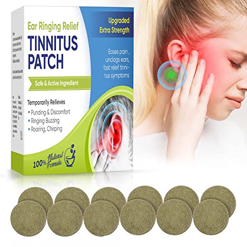 Tinnitus-Linderung bei Ohrensausen (50 Stück) Tinnitus-Linderungspflaster natürliche Kräutermischung unterstützt die Tinnitus-Linderung im Ohr für Männer und Frauen
