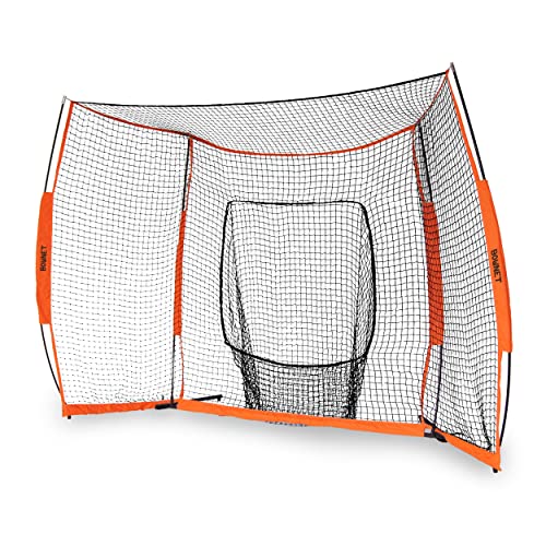 Bownet Hitting Station Baseball Softball Batting Practice Backstop Net 12' x 8'