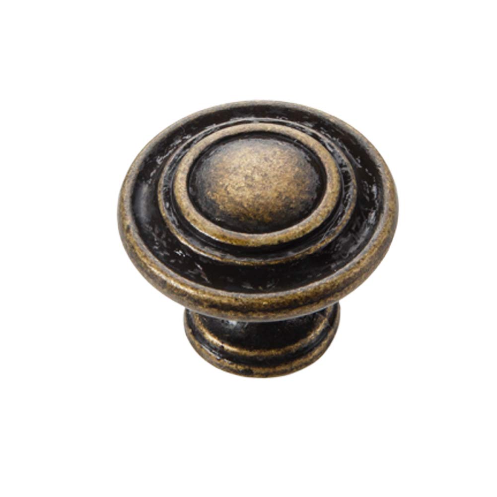 Wushadehans Bronze Antique Cabinet Drawer Handles, Solid Zinc Alloy Cupboard Handle Furniture Drawer T Bar Pulls(,Single Hole)