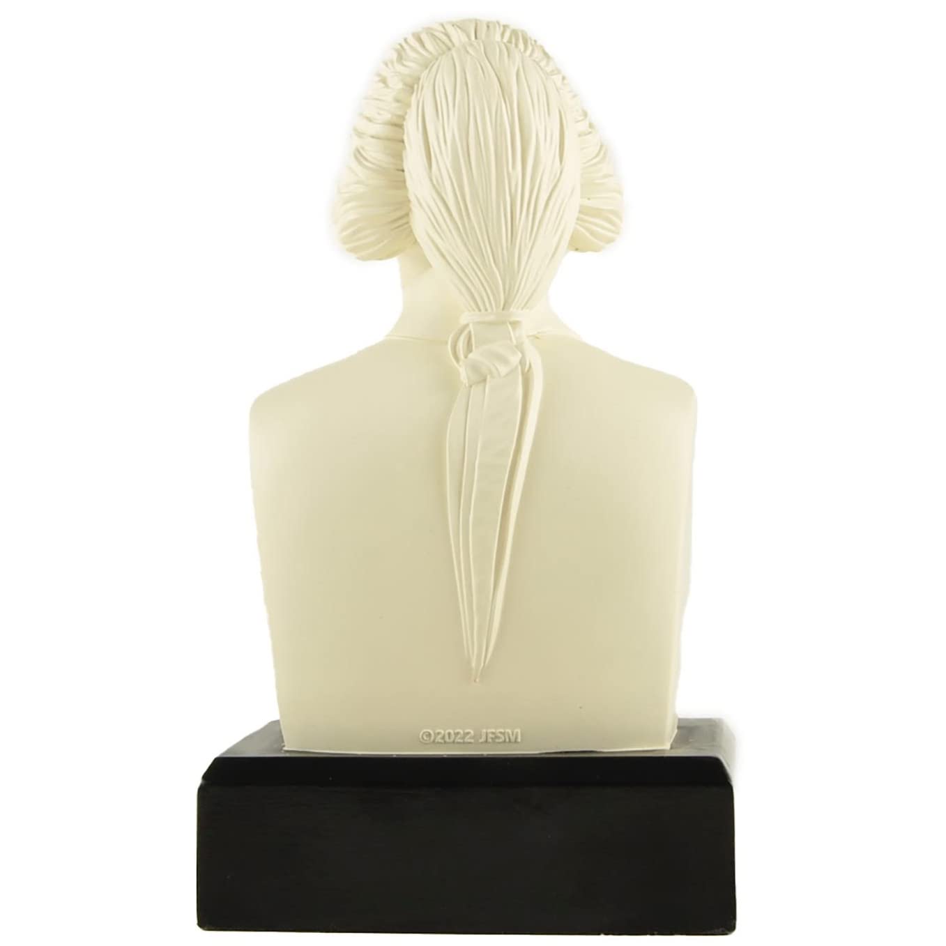 Thomas Jefferson Polystone Bust - 6 Inch Ivory White Sculpture For Office Or Home Decor