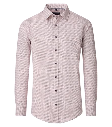 Chemise boutonnée rouge Casamoda vêtement mode homme taille L
