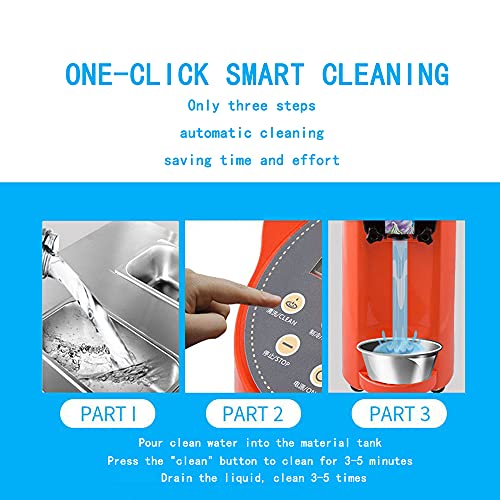 1000W Desktop Automatische Eismaschine, Kommerzielle vollautomatische Mini Soft Serve Maker, Küche Elektrische… – Bild 7