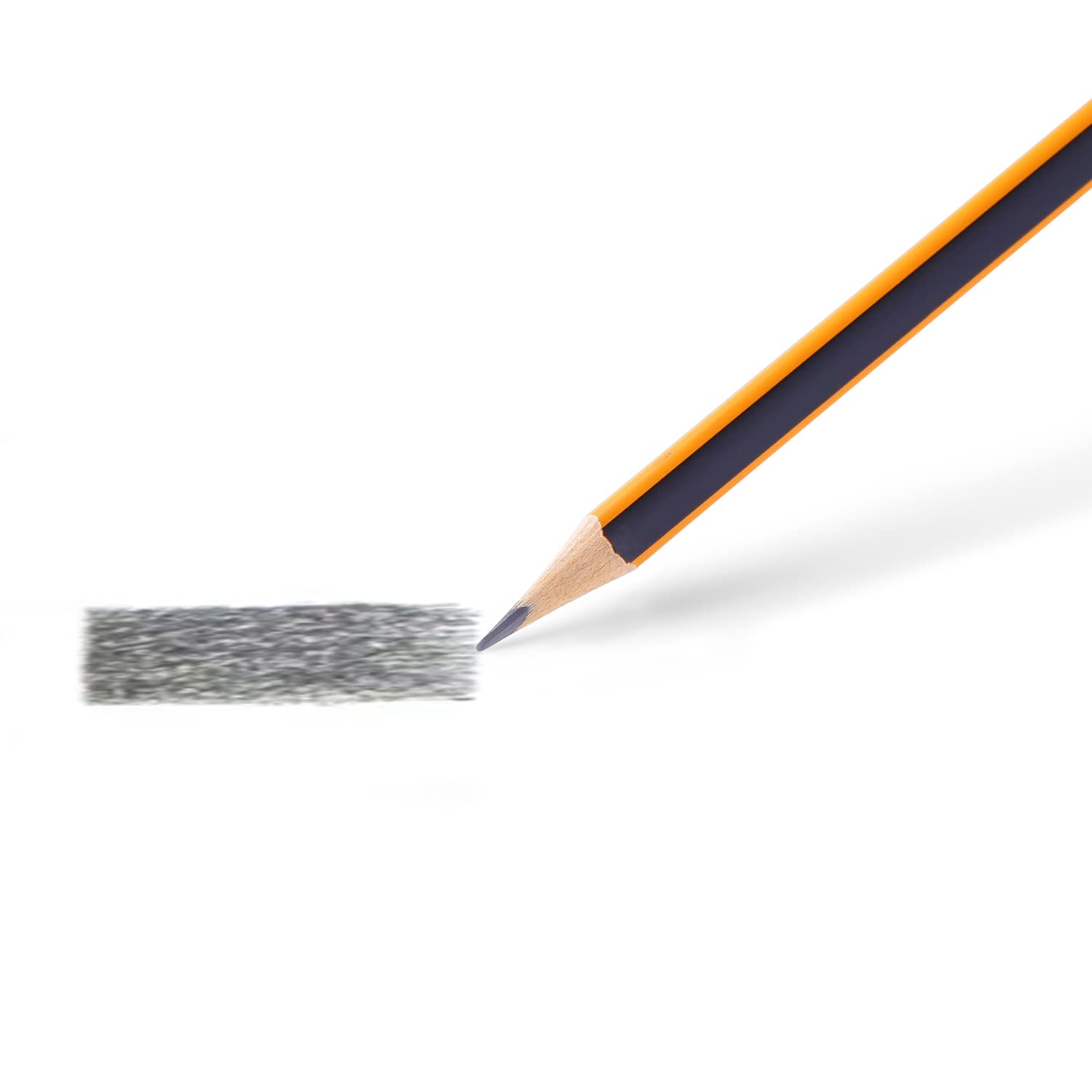 Maped 2B Bleistift-Set mit 2 x 10 Stück, Schreibstifte, Set enthält 20 Graphitstifte, 8 Radiergummis und 2 gratis Radiergummis innen, dreieckige Form für einfachen Halt, weich und extra dunkel, feine