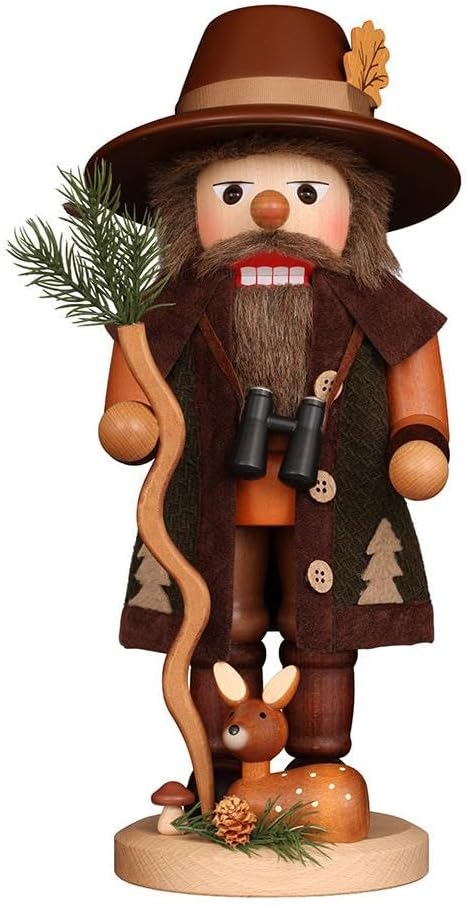 Christian Ulbricht Nutcracker - Woodsman with Fawn - Natural - 39,5 cm / 15.6 inch