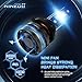 NINEO 9005 LED Headlight Bulbs w/Small Size,10000LM 6500K Cool White CREE Chips Hb3 All-in-One Conversion Kit