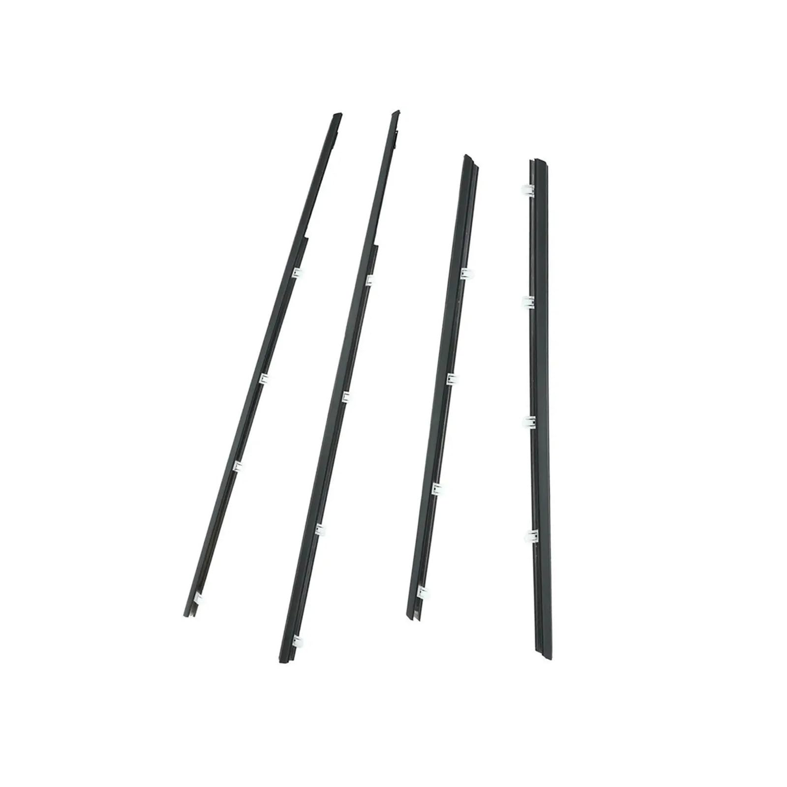 Rubber Seal Weather Stripping 4 Pieces Weatherstrip Window Seal for Civic 2014 2015 72910TR0A01