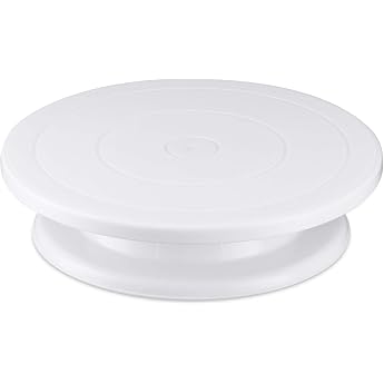 Tortenplatte Drehbar 28 cm Wei  Drehteller Torte f r Kuchen