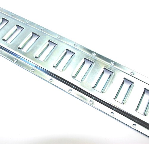 WorldPac (Pack of 4) 2’ Foot Galvanized Horizontal E-Track Zinc Plated – Tie Down Rail for Securing Cargo, 2000lbs WLL -  Gripon, WP457-24in