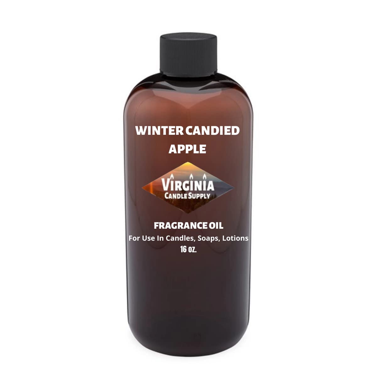 Winter Candied Apple Fragrance Oil (16 oz. Bottle) for Candle Making, Soap Making, Tart Making, Room Sprays, Lotions, Car Fresheners, Slime, Bath