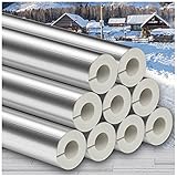 3. Revestimientos de tuberías Construcción conveniente: la superficie de la tubería de aislamiento abierta es autoadhesiva con papel de fibra de aluminio.