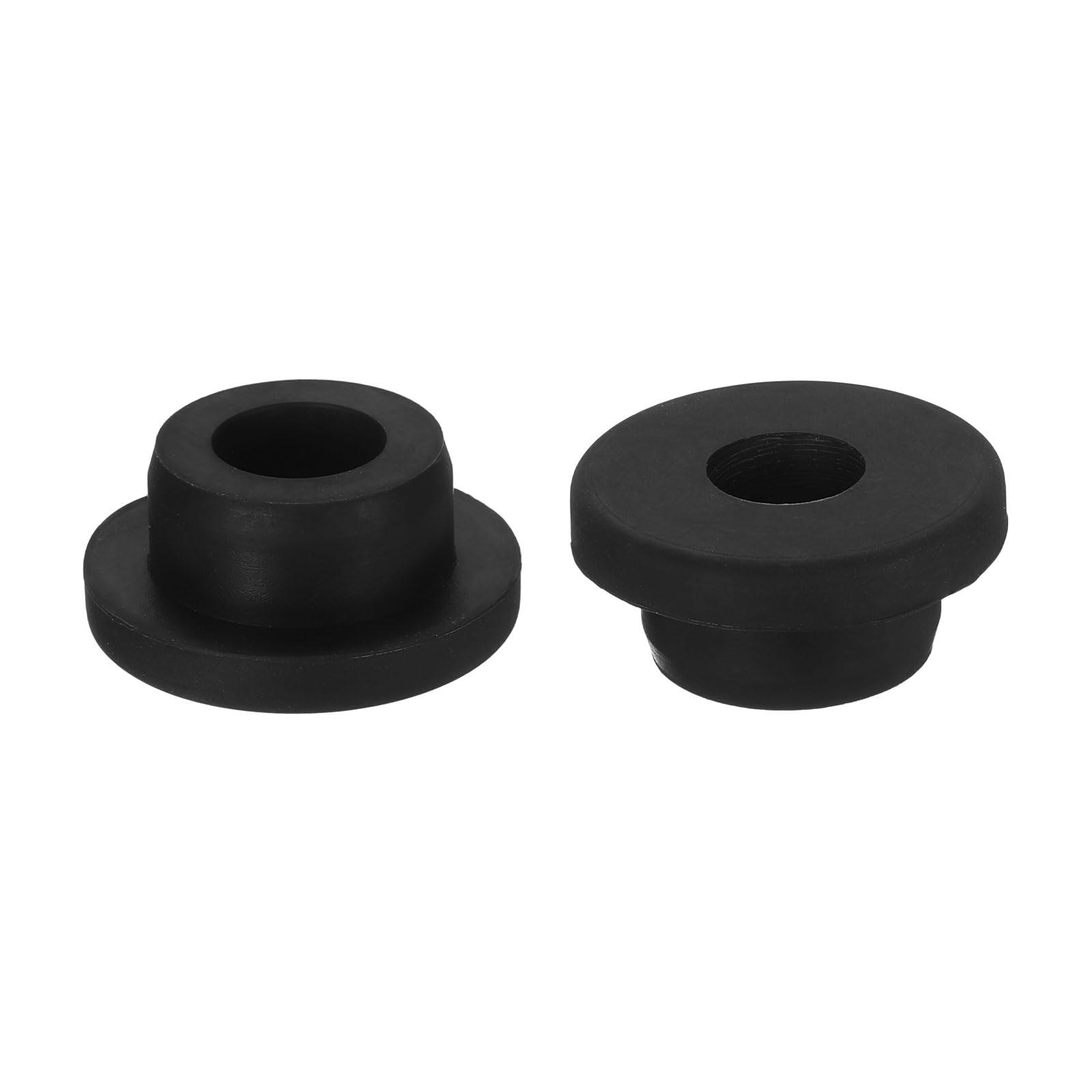 Unifizz 2Pcs Rubber Grommet 22mm Drill Hole, 13mm ID Hole Top Hat Grommet Black Silicone Hole Plug Gasket for Automotive, Machinery and Wiring Applications โ image 1