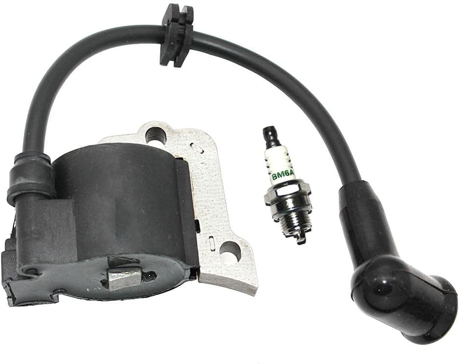Ignition Coil Module and BM6A Spark Plug for 143R II 143AE 15 236R Parts#531007767 Part