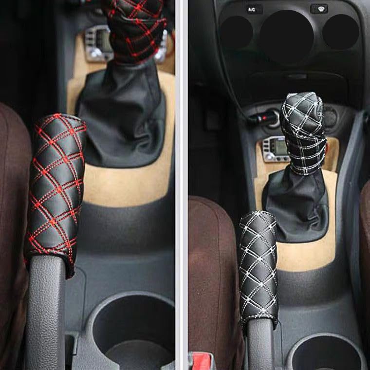 PFHAN Car Gear Shift Knob Cover for Buick Encore 1.Generation 2013 2014 2015 2016 2017 2018 2019, Silicone Manual Automatic Vehicles Protector Accessory,A/Red : Everything Else