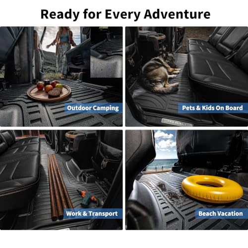 Image of Floor Mats for 2013-2018 Dodge Ram 1500 2500 3500 Crew Cab
