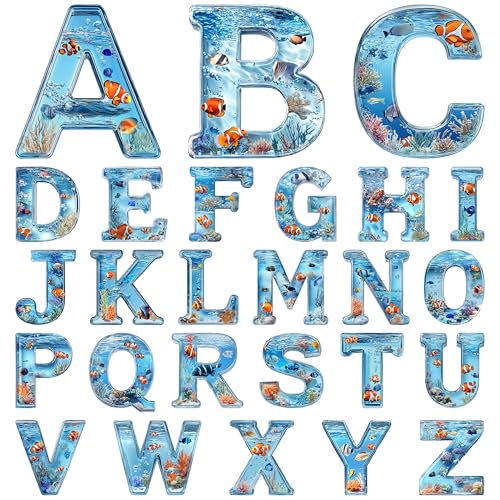 Vinilo decorativo pez tropical con nombre personalizado miniatura 2