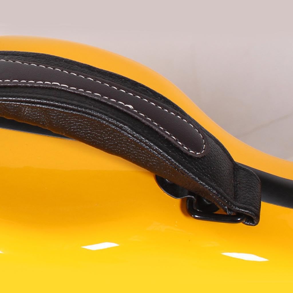 Custodia portatile per sassofono contralto con meccanismo antiurto, essenziale per i musicisti che desiderano una custodia per sassofono più comoda, giallo, 62x24x14cm