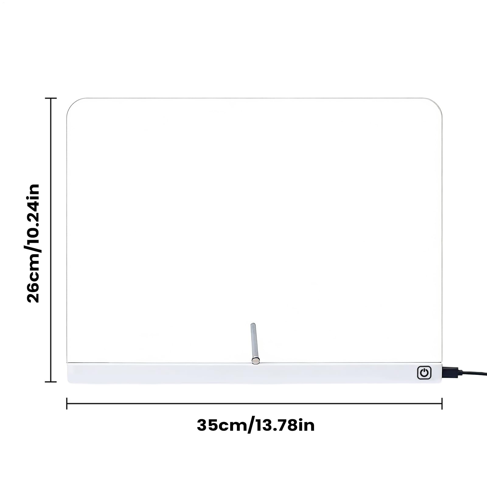 Tablica LED do Rysowania 35x26cm Śladowa Podkładka Zabawki