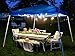 Abba Patio 8 x 8 Slant Leg Instant Easy Pop Up Folding Canopy with Carry Bag, 10 x 10-Feet, Blue