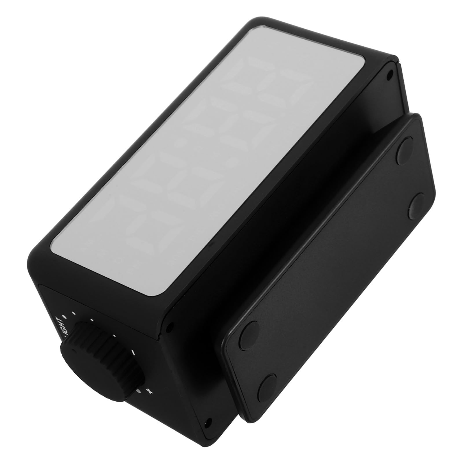 iplusmile Reloj Despertador Digital Dual con Espejo Led, Radio y Doble USB