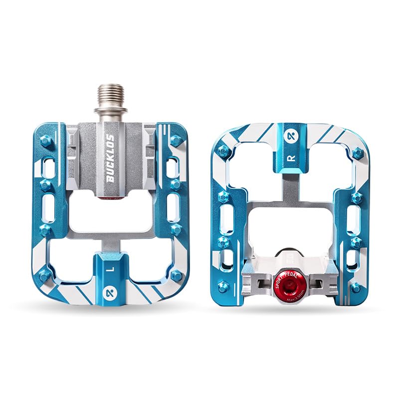AEYINO Folding Bike Pedals 4 Sealed Bearings 9/16" CrMo Axle Non-Slip
