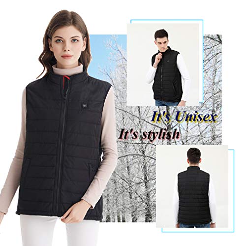 Srivb Heated Vest, Lightweight Heated Jacket Warming Clothes Heating Vest For Men Women #TOP4