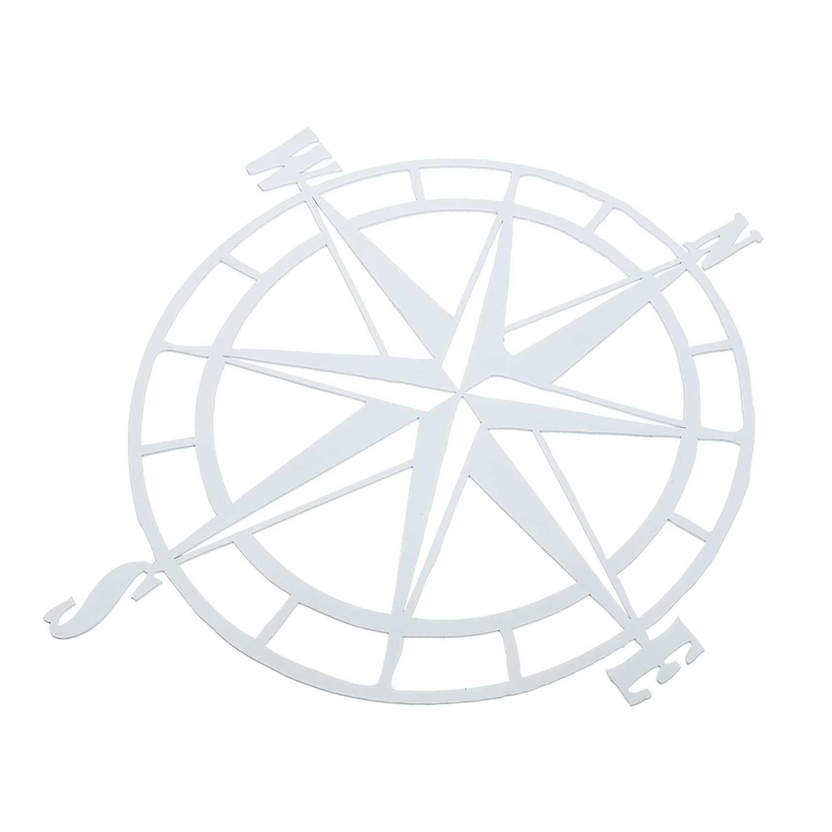 STOBAZA Outdoor Compass Wall Decor Iron Patio Wall Decor for Front Door Unique Scene Pendant