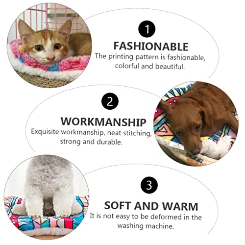 COSMEVIVI Fluffy Haustierdecke Extra Mit Weichem Fleece Wärmende rutschfeste Hundedecke Für Katzen Und Hunde Als Schlafmatte Und Reise-unterlage Für Kleine Haustiere