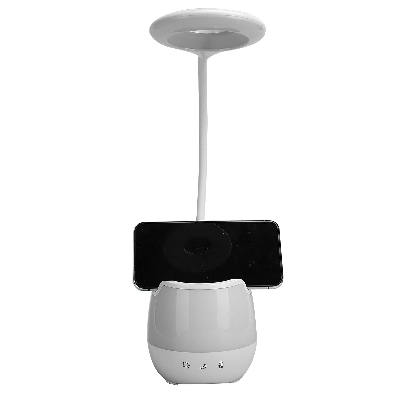 Lampada da Scrivania LED con Controllo Touch, Altoparlante e Luce
