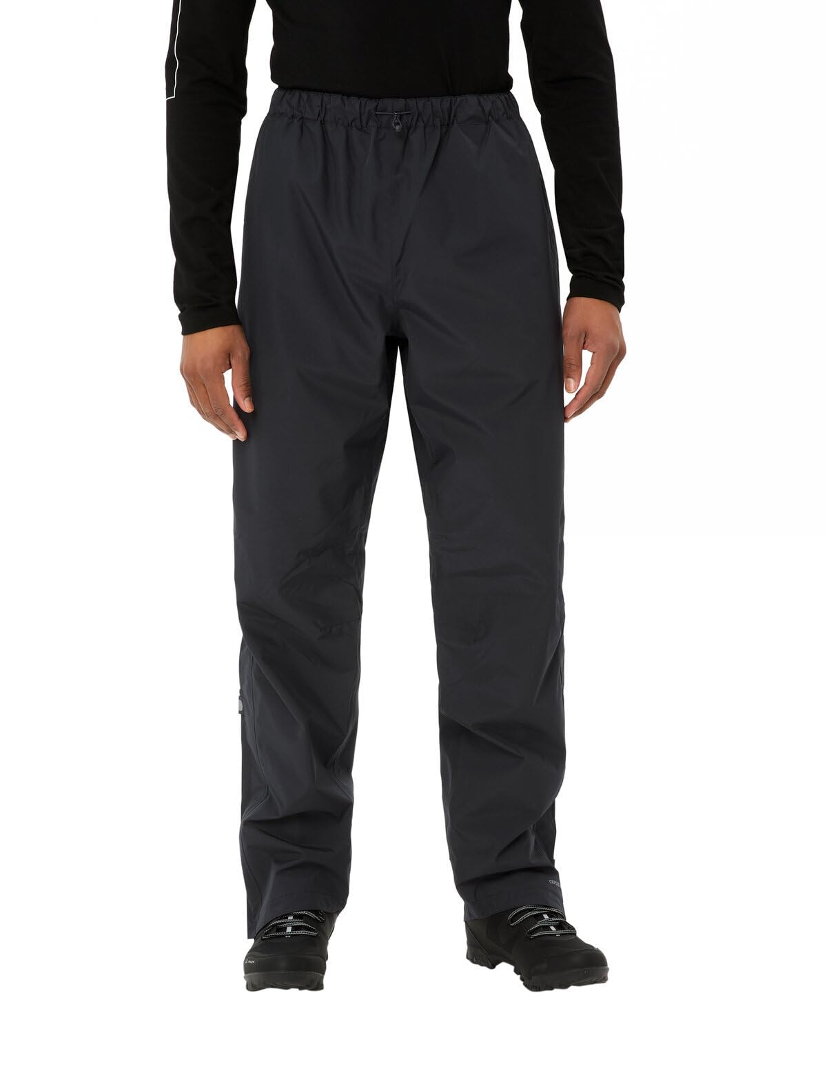 VAUDE Fluid II pantalon imperméable homme – pantalon de pluie coupe-vent et thermo-respirant – surpantalon de pluie avec toile de filet