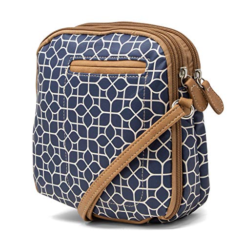 Multisac North South Mini Zip Around Crossbody Bag