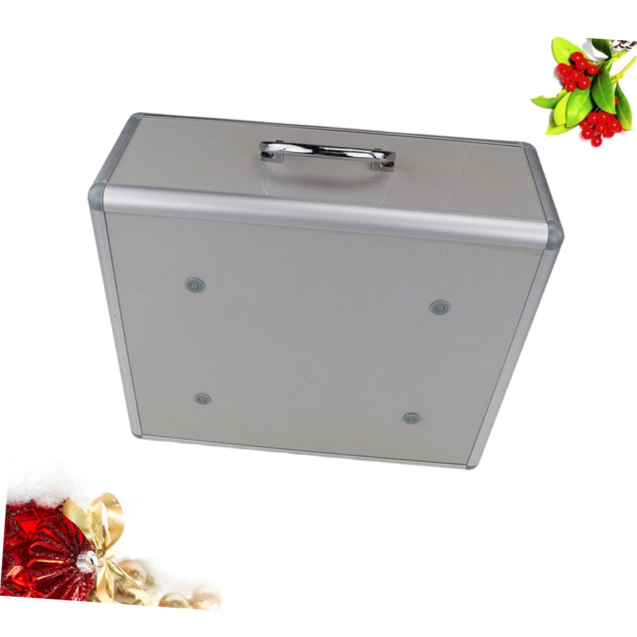 Notfall-medizinbox Aus Aluminiumlegierung Tragbar Und Wandmontierbar Mit Schloss Wasserdichtem Stauraum Und Dreifach Fächern Geeignet Für Erste Hilfe Zuhause Outdoor Und Unterwegs