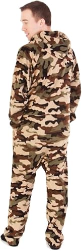 Miniatura 2 de Forever Lazy - Pijama de una sola pieza para hombre y mujer, unisex, para adultos, pies desmontables