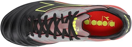 Miniatura 4 de Diadora Brasil Elite Turf - Tenis de fútbol resistentes al agua, forro de talón de poliuretano antideslizante, puntos flexibles en la plantilla,