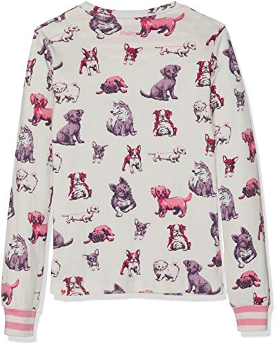 Image of Hatley Girl's Organic Cotton Long Sleeve Printed Pyjama Set Pajama