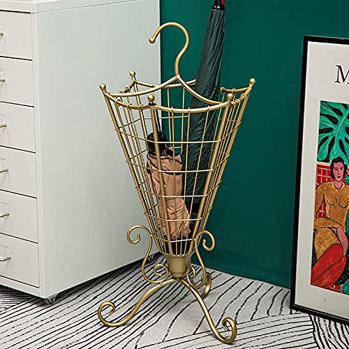 Porte-parapluie Creative d pour sol sec : protégez votre couloir avec ce support en fer - 4
