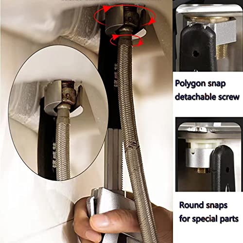 Zmured Tap Wrench Universal Adjustable Double Ended Wrench Set，Locking Adjustable Wrench For Plumbers, Faucet And Sink Wrench Installation Hand Tools #TOP3