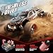 Womaqu RC Cars 1:18 Brushless RC Car for Adults & Boys, All-Metal Drivetrain Off-Road RC Racing Truck 52 km/h, Fast Remote Control Car for Adults with 2 Batteries with Wearing Parts kit