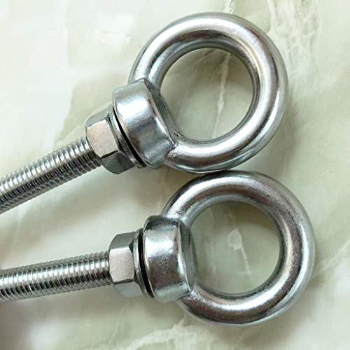 AIVOOF Shoulder Eye Bolt, 4 Pack M8 Stainless Steel Eye Bolts 5/16" X 4