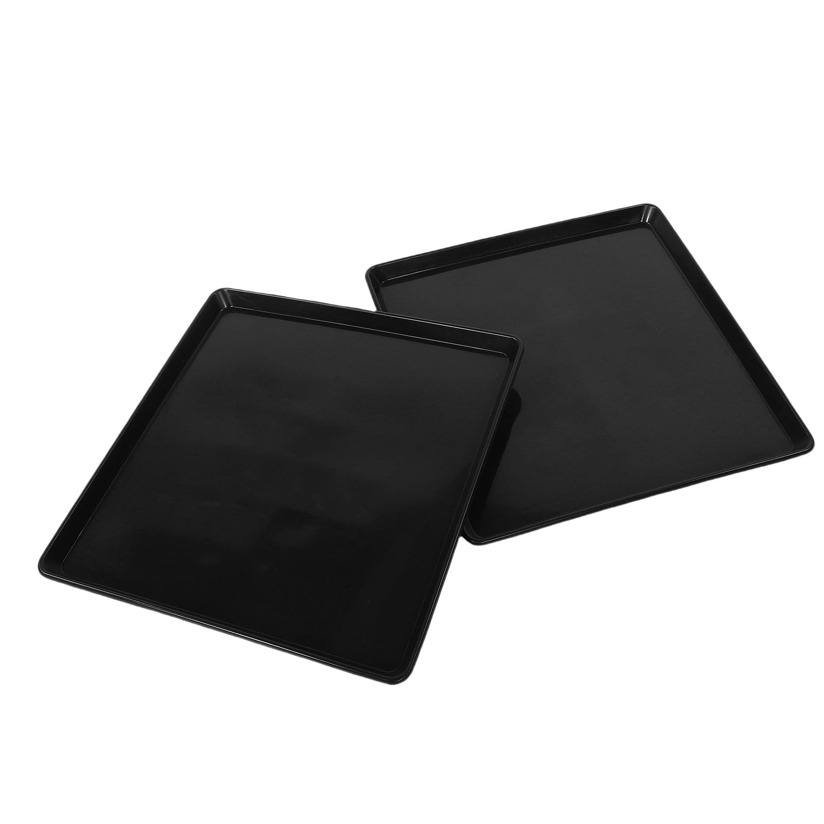 Fdit Plastikowa Taca na klatkę dla Psa, 2 sztuki. 58x55 Cm Wymienna Miska do Szkolenia w Klatce i Wielofunkcyjna Taca dla Zwierząt z Rękawiczkami na karmę. Mata do butów. Narzędzie