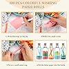 Libima 30 Pcs DIY Sand Art and Craft Kit Include Plastic Sand Art Bottles with Cork Stopper Colorful Sands Message Papers Seashells Funnels DIY Crafts Wedding Party Favors #3