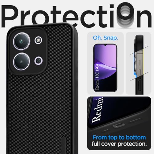 Image of Jkobi Rubberised Back Cover Case for Redmi 15C (Textured Grip Design | Micro-Fiber Cloth Inside | Slim and Light Weight | Soft Touch and Feel)